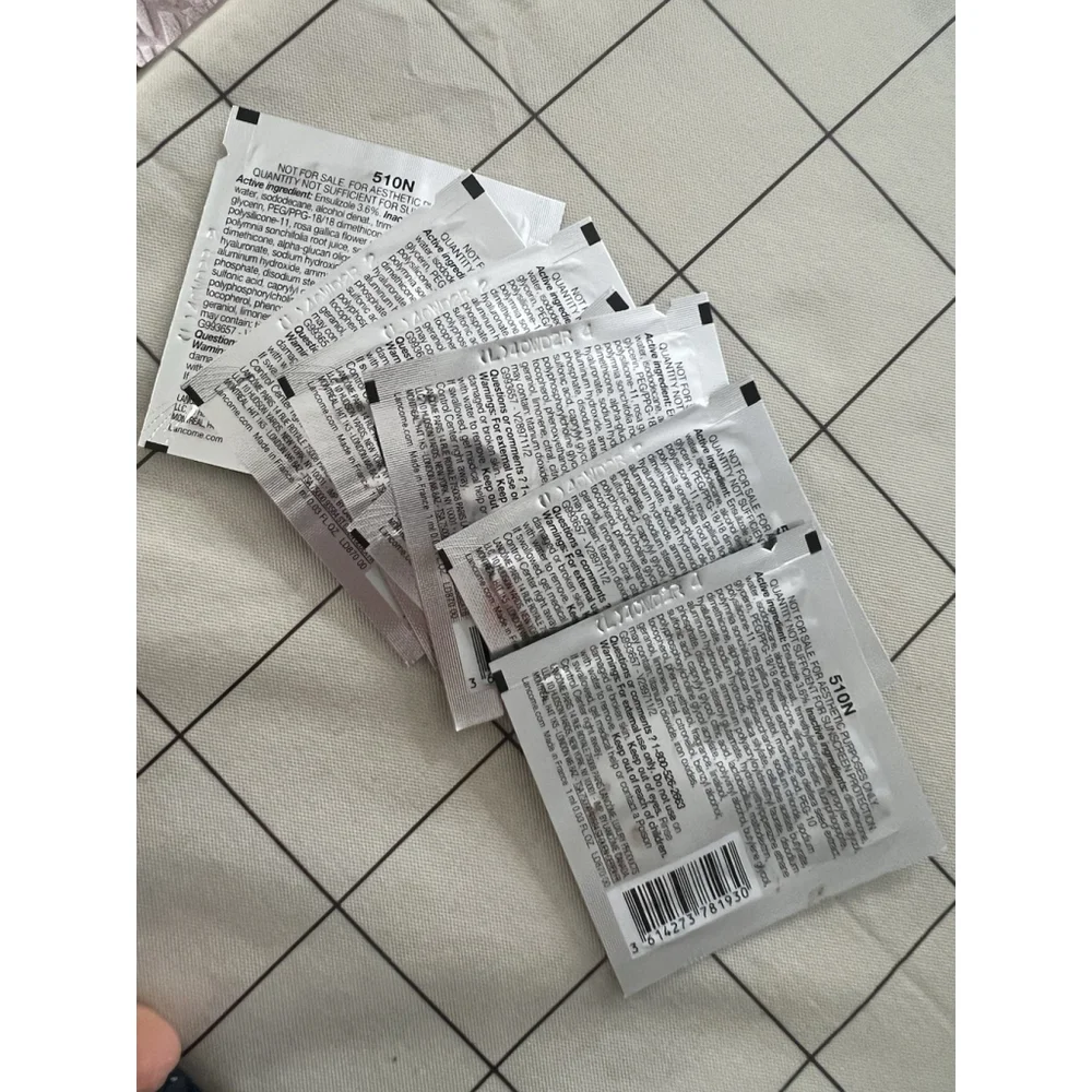 6x LANCOME Foundation TEINT IDOLE ULTA WEAR CARE GLOW 510N Samples